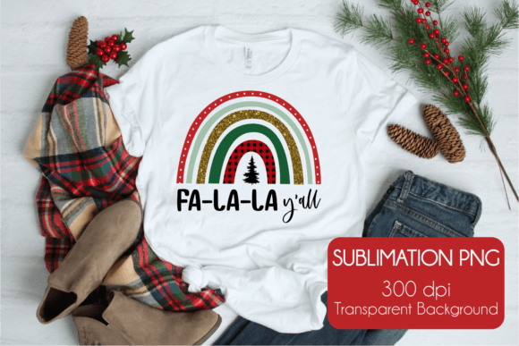 Fa La La Y all Christmas Sublimation: Holiday Illustrations Review