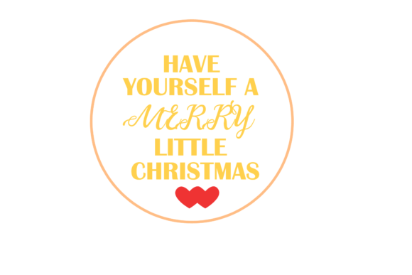 Merry Christmas Yellow Text: Bold Illustrations for Festive Blogs