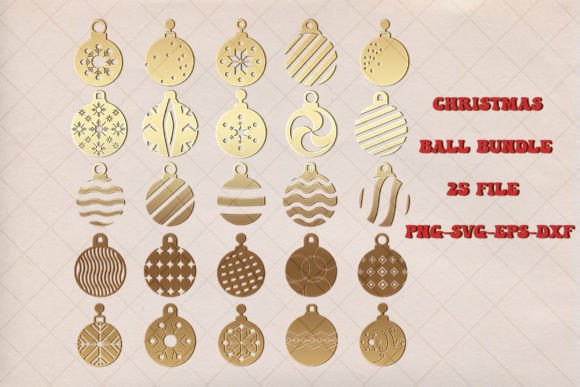 Review: Christmas Ball Bundle SVG 25 Design Illustrations
