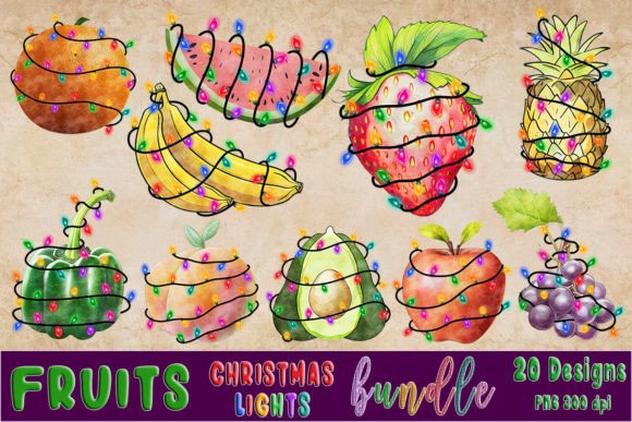 Review: Fruits Christmas Tree Lights Bundle