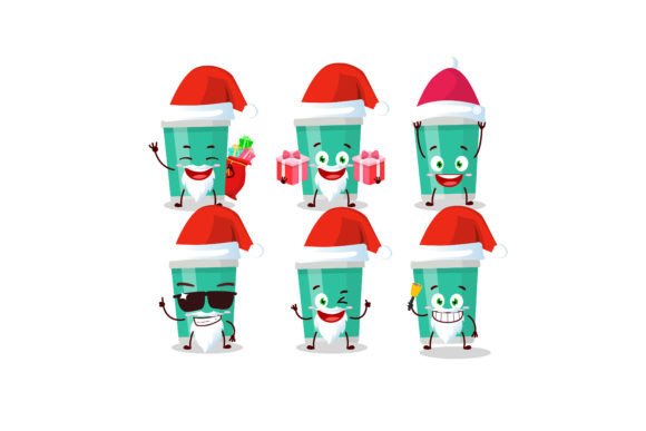 Soda Bottle Christmas Illustrations Review