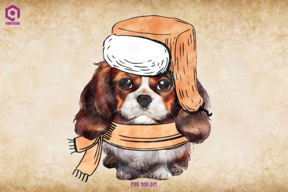 Spaniel Cozy Christmas Illustrations Review